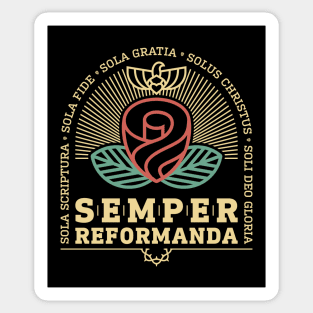 The church must always be reformed Sticker